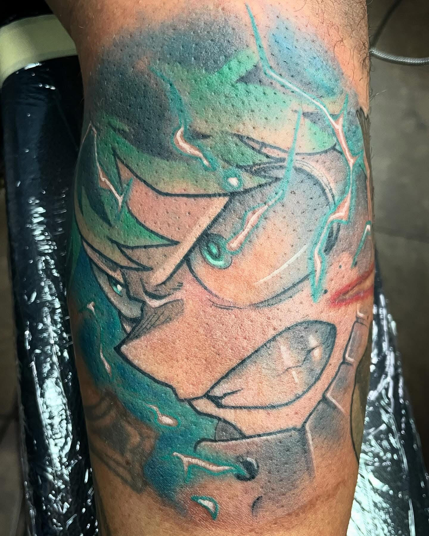 Manga tattoo by Cody Crochet - Cursed Ink Society artistry